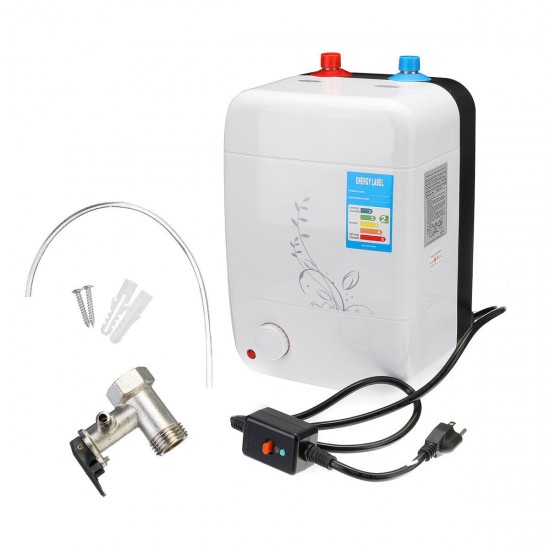 220V 1500W Instant Electric Hot Water Heater Shower Kitchen Bathroom Machine With Tester