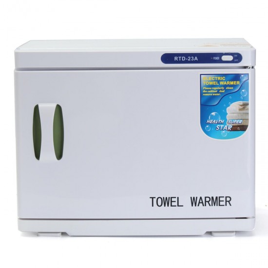 110V/220V 23L 200W UV Towel Sterilizer Warmer Cabinet Disinfection Heater Hotel Salon