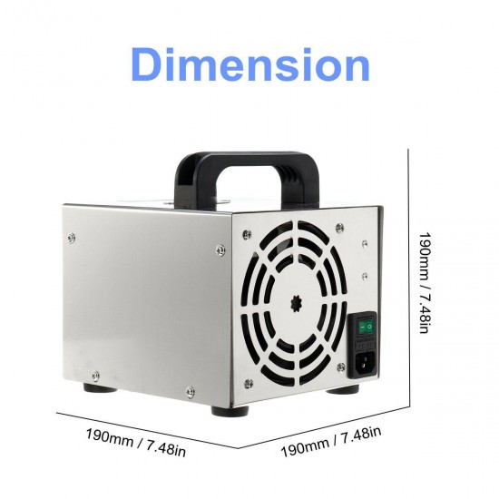 110V/220V Household Ozone Generator Disinfection Machine Air Filter Purifier Fan 110V/220V Household Ozone Generator Disinfection Machine Air Filter Purifier Fan