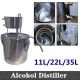 11/22/35L Alcohol Distiller Making Still Boiler Stainless Steel Copper Home Brew 11/22/35L Alcohol Distiller Making Still Boiler Stainless Steel Copper Home Brew