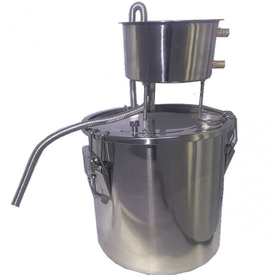 11/22/35L Alcohol Distiller Making Still Boiler Stainless Steel Copper Home Brew 11/22/35L Alcohol Distiller Making Still Boiler Stainless Steel Copper Home Brew