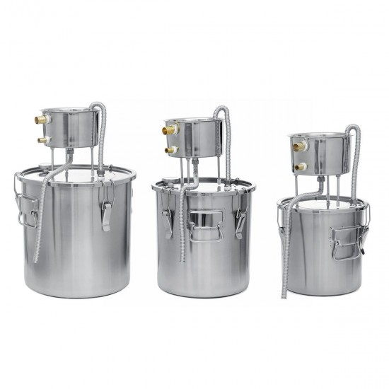 11/22/35L Alcohol Water Distiller Stainless Fruit Liquor Making Tool Alcohol Making Machine Household Bar Sets