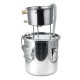 11L Aolcohol Making Set Stainless Steel Boiler Aolcohol Distiller 220V Water Pump