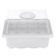 12 Cells Grain Trays Grainling Starter Tray Humidity Adjustable Plant Starting Kit With Dome And Base Greenhouse Grow Set Mini Propagator For Grains Growing