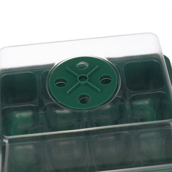12 Cells Grain Trays Grainling Starter Tray Humidity Adjustable Plant Starting Kit With Dome And Base Greenhouse Grow Set Mini Propagator For Grains Growing 12 Cells Grain Trays Grainling Starter Tray Humidity Adjustable Plant Starting Kit With Dome And Base Greenhouse Grow Set Mini Propagator For Grains Growing