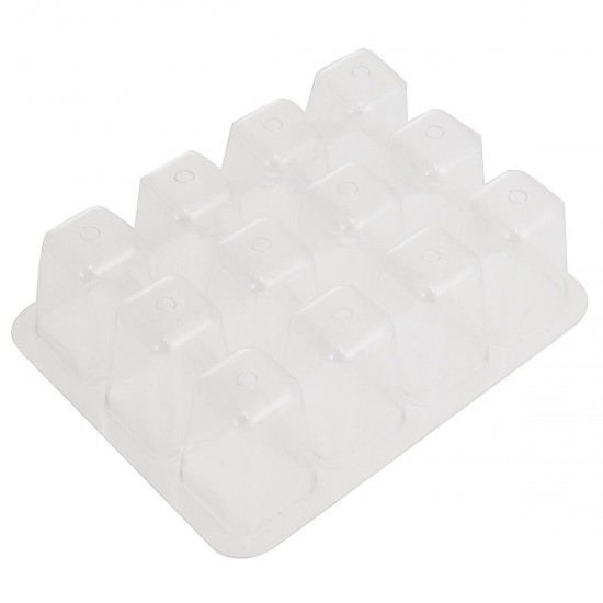 12 Cells Grain Trays Grainling Starter Tray Humidity Adjustable Plant Starting Kit With Dome And Base Greenhouse Grow Set Mini Propagator For Grains Growing 12 Cells Grain Trays Grainling Starter Tray Humidity Adjustable Plant Starting Kit With Dome And Base Greenhouse Grow Set Mini Propagator For Grains Growing