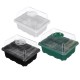 12 Cells Grain Trays Grainling Starter Tray Humidity Adjustable Plant Starting Kit With Dome And Base Greenhouse Grow Set Mini Propagator For Grains Growing