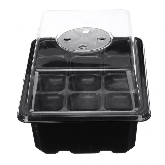 12 Cells Grain Trays Grainling Starter Tray Humidity Adjustable Plant Starting Kit With Dome And Base Greenhouse Grow Set Mini Propagator For Grains Growing 12 Cells Grain Trays Grainling Starter Tray Humidity Adjustable Plant Starting Kit With Dome And Base Greenhouse Grow Set Mini Propagator For Grains Growing