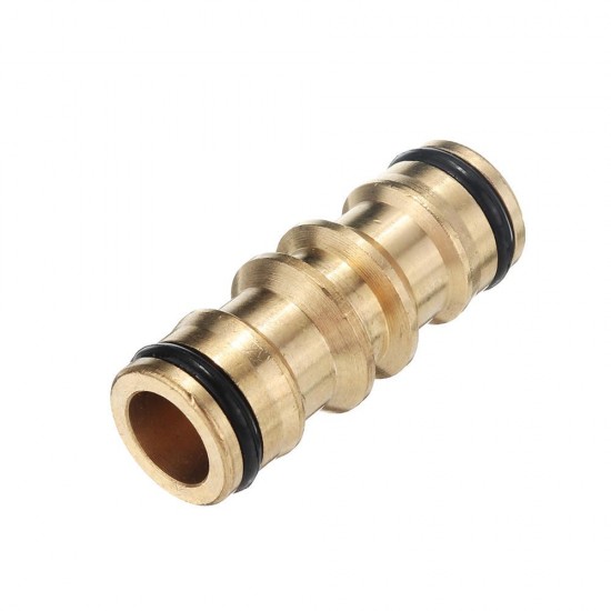 1/2'' Copper Nipple Straight Connector Garden Water Hose Repair Quick Connect Irrigation Pipe Connection Fittings Car Wash Adapter 1/2'' Copper Nipple Straight Connector Garden Water Hose Repair Quick Connect Irrigation Pipe Connection Fittings Car Wash Adapter