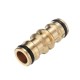 1/2'' Copper Nipple Straight Connector Garden Water Hose Repair Quick Connect Irrigation Pipe Connection Fittings Car Wash Adapter