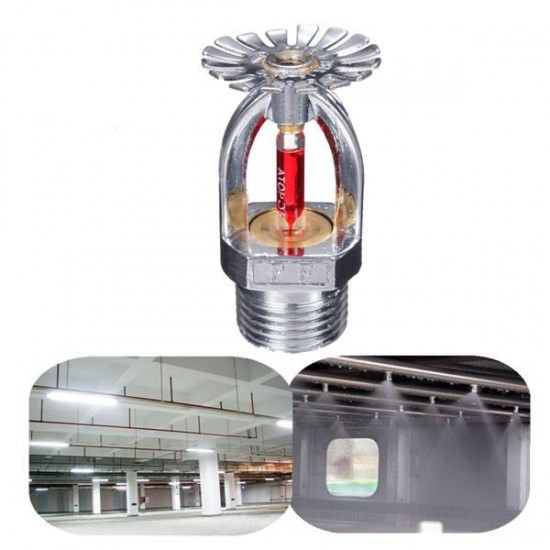 1/2 Inch 68°Pendent Fire Sprinkler Sprayer Head Brass For Fire Extinguishing System Protection