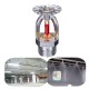 1/2 Inch 68°Pendent Fire Sprinkler Sprayer Head Brass For Fire Extinguishing System Protection