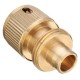 1/2 Inch Brass Water Tap Hose Pipe Connector Quick Hose Coupler Adapter with Water Stop