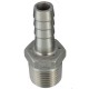 1/2 Inch Male Thread Pipe Barb Hose Tail Connector Adapter 68mm To 19mm 1/2 Inch Male Thread Pipe Barb Hose Tail Connector Adapter 68mm To 19mm