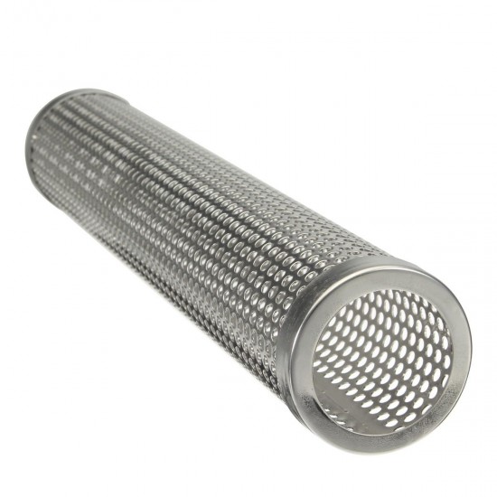 12 Inch Round BBQ Smoker Wood Pellet Grill Hot Cold Smoke Generator Smoking Mesh Tube 12 Inch Round BBQ Smoker Wood Pellet Grill Hot Cold Smoke Generator Smoking Mesh Tube