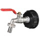1/2 Inch S60x6 IBC Water Tank Adapter Tap Outlet Replacement Valve Fitting for Garden Water Connector 1/2 Inch S60x6 IBC Water Tank Adapter Tap Outlet Replacement Valve Fitting for Garden Water Connector