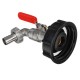 1/2 Inch S60x6 IBC Water Tank Adapter Tap Outlet Replacement Valve Fitting for Garden Water Connector 1/2 Inch S60x6 IBC Water Tank Adapter Tap Outlet Replacement Valve Fitting for Garden Water Connector
