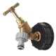 1/2 Inch S60x6 IBC Water Tank Adapter Tap Outlet Replacement Valve Fitting for Garden Water Connector Brass