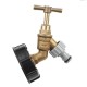 1/2 Inch S60x6 IBC Water Tank Adapter Tap Outlet Replacement Valve Fitting for Garden Water Connector Brass