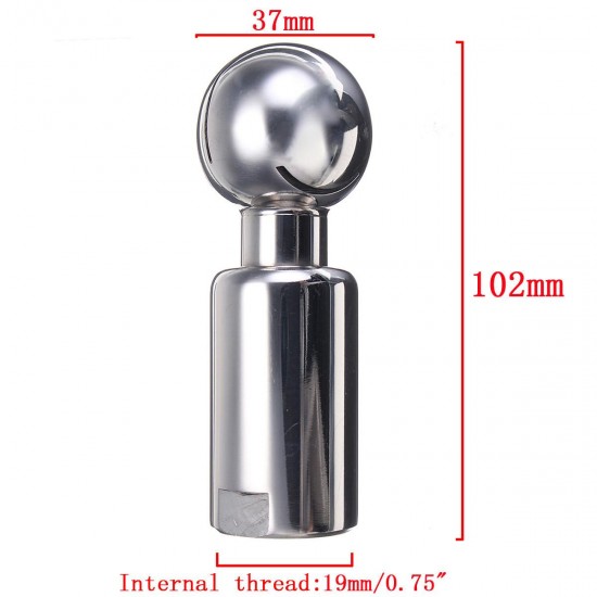 1/2 Inch Stainleess Rotary Spray Ball Sanitary Female Thread CIP Tank Cleaning Head 1/2 Inch Stainleess Rotary Spray Ball Sanitary Female Thread CIP Tank Cleaning Head