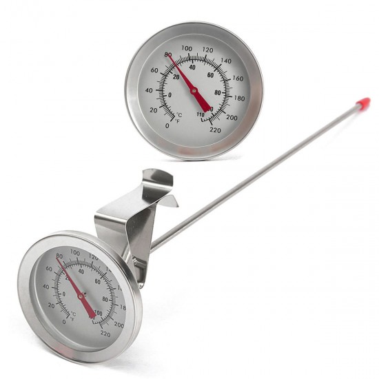 12 Inch Stainless Steel Thermometer Probe Beer Food Temperature Measuring Wine Thermometer