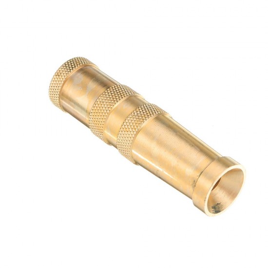1/2'' NPT Adjustable Copper Straight Nozzle Connector Garden Water Hose Repair Quick Connect Irrigation Pipe Fittings Car Wash Adapter
