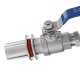 1/2'' Stainless Weldless Ball Valve Barb Fitting Kettle Pot Hardware 1/2'' Stainless Weldless Ball Valve Barb Fitting Kettle Pot Hardware