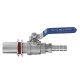 1/2'' Stainless Weldless Ball Valve Barb Fitting Kettle Pot Hardware 1/2'' Stainless Weldless Ball Valve Barb Fitting Kettle Pot Hardware