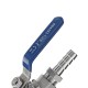 1/2'' Stainless Weldless Ball Valve Barb Fitting Kettle Pot Hardware 1/2'' Stainless Weldless Ball Valve Barb Fitting Kettle Pot Hardware