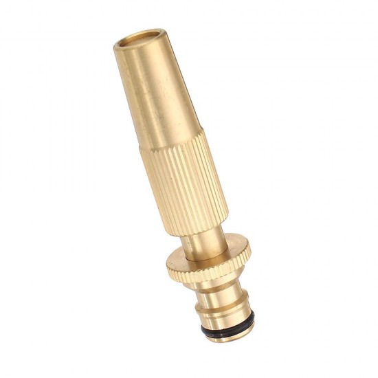 1/2'' Universal Adjustable Copper Straight Nozzle Connector Garden Water Hose Repair Quick Connect Irrigation Pipe Fittings Car Wash Adapter