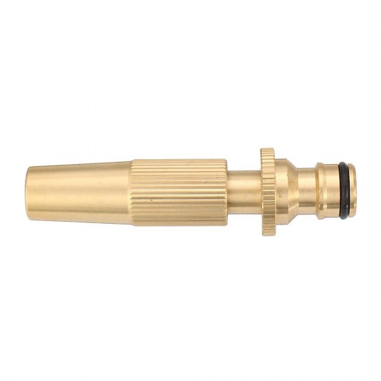1/2'' Universal Adjustable Copper Straight Nozzle Connector Garden Water Hose Repair Quick Connect Irrigation Pipe Fittings Car Wash Adapter