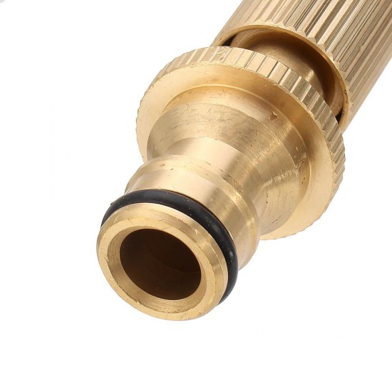 1/2'' Universal Adjustable Copper Straight Nozzle Connector Garden Water Hose Repair Quick Connect Irrigation Pipe Fittings Car Wash Adapter