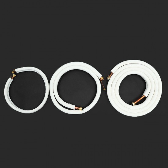 1/2/4m Air Conditioner Tube Exhaust Hose Insulated Copper-aluminum Pipes