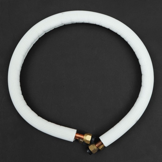 1/2/4m Air Conditioner Tube Exhaust Hose Insulated Copper-aluminum Pipes