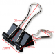 12PCS 19mm Metal Black Binder Spring Clips Paper Filing Grip Clamps 12PCS 19mm Metal Black Binder Spring Clips Paper Filing Grip Clamps