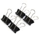 12PCS 19mm Metal Black Binder Spring Clips Paper Filing Grip Clamps 12PCS 19mm Metal Black Binder Spring Clips Paper Filing Grip Clamps