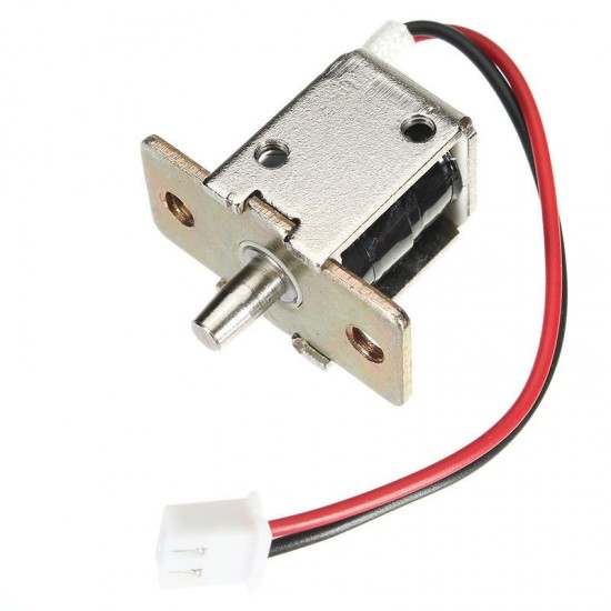 12V DC 0.5A Mini Electric Bolt Lock Push Pull Cylindrical Cabinet Lock 5mm Stroke 12V DC 0.5A Mini Electric Bolt Lock Push Pull Cylindrical Cabinet Lock 5mm Stroke
