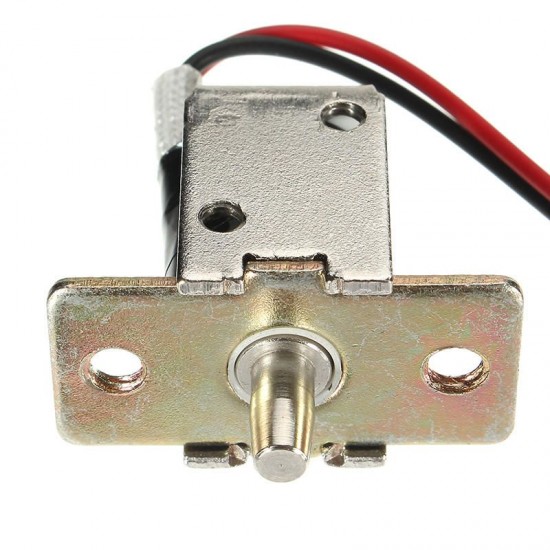 12V DC 0.5A Mini Electric Bolt Lock Push Pull Cylindrical Cabinet Lock 5mm Stroke 12V DC 0.5A Mini Electric Bolt Lock Push Pull Cylindrical Cabinet Lock 5mm Stroke