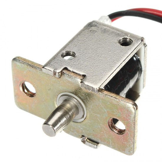 12V DC 0.5A Mini Electric Bolt Lock Push Pull Cylindrical Cabinet Lock 5mm Stroke 12V DC 0.5A Mini Electric Bolt Lock Push Pull Cylindrical Cabinet Lock 5mm Stroke
