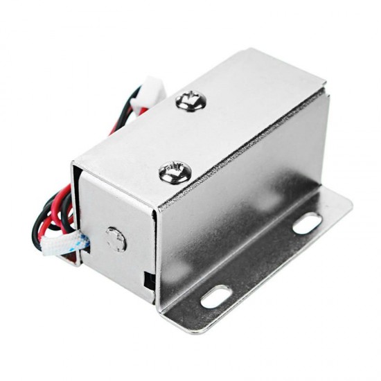 12V DC 0.8A Electric Lock Assembly Solenoid Cylindrical Cabinet Door Drawer Lock