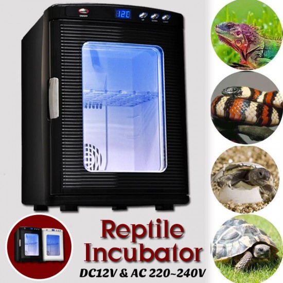 12V/220V 25L Food Fridge Warmer Cooler Refrigerator Box Thermoelectric Reptile Egg Incubator