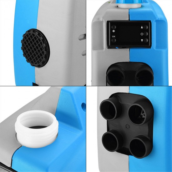 12V/24V 5KW Air Diesel Parking Heater All In One LCD 4 Holes For Trucks Boats Bus 12V/24V 5KW Air Diesel Parking Heater All In One LCD 4 Holes For Trucks Boats Bus