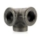 1/2'' 3/4'' 1'' 3 Way Pipe Fittings Malleable Iron Black Elbow Tee Female Connector 1/2'' 3/4'' 1'' 3 Way Pipe Fittings Malleable Iron Black Elbow Tee Female Connector