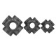 1/2'' 3/4'' 1'' 6 Way Pipe Fitting Malleable Iron Black Double Outlet Cross Female Tube Connector 1/2'' 3/4'' 1'' 6 Way Pipe Fitting Malleable Iron Black Double Outlet Cross Female Tube Connector
