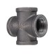 1/2'' 3/4'' 1'' Cross 4 Way Pipe Fitting Malleable Iron Black Female Tube Connector 1/2'' 3/4'' 1'' Cross 4 Way Pipe Fitting Malleable Iron Black Female Tube Connector
