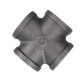 1/2'' 3/4'' 1'' Cross 4 Way Pipe Fitting Malleable Iron Black Female Tube Connector 1/2'' 3/4'' 1'' Cross 4 Way Pipe Fitting Malleable Iron Black Female Tube Connector