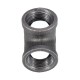 1/2'' 3/4'' 1'' Cross 4 Way Pipe Fitting Malleable Iron Black Female Tube Connector