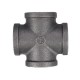 1/2'' 3/4'' 1'' Cross 4 Way Pipe Fitting Malleable Iron Black Female Tube Connector 1/2'' 3/4'' 1'' Cross 4 Way Pipe Fitting Malleable Iron Black Female Tube Connector