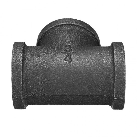 1/2'' 3/4'' 1'' Equal Tee 3 Way Pipe Malleable Iron Black Pipes Fittings Female Tube Connector 1/2'' 3/4'' 1'' Equal Tee 3 Way Pipe Malleable Iron Black Pipes Fittings Female Tube Connector