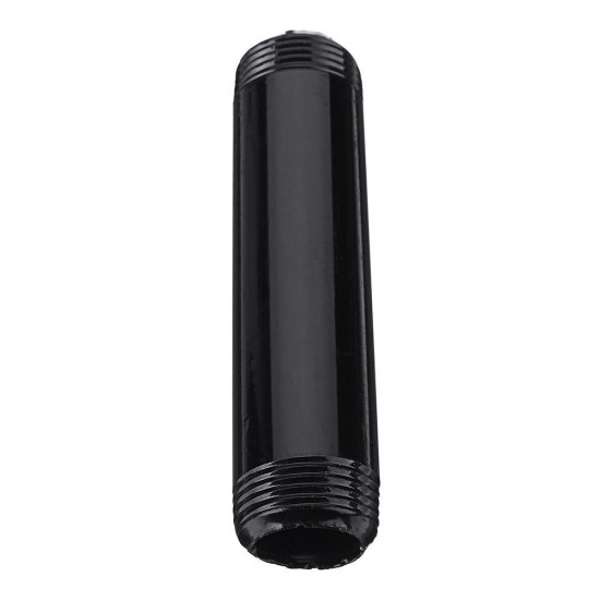 1/2'' 3/4'' BSP Male x 4'' Length Industrial Black Iron Pipe Nipple Fitting Carbon Steel 10cm